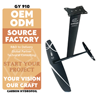 Nouvel arrivage : Kit hydrofoil Glide GY 910 en carbone pour sports nautiques, planche à foil pour rivière et océan, système de pompe à économie d'énergie, portable et durable