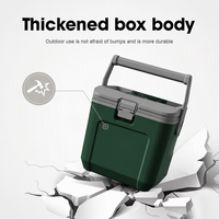Glacière extérieure 16QT robuste et résistante aux chocs pour la pêche, les voyages et les road trips – Service de marque privée