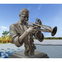 Personnalisé Rétro Bronze Astronaute Sculpture En Plein Air Jardin Art Moderne Sculpture Bronze Métal Laiton Astronaute Grande Statue