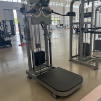 Machine multifonctionnelle de levée latérale debout avec sélection de charge par broche pour la musculation des épaules