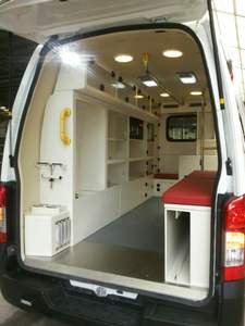 Caravane Hyundai Mercedes Sprinter Camper Van Cabinets sur mesure en aluminium ABS fibre de verre Ambulance Kits de conversion intérieure - Product Image 5
