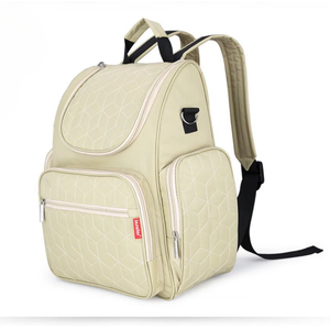 Muestra Gratis, Bolsa de Pañales de Viaje para Mamá y Bebé, Bolsa de Mamá Plegable Tipo Mochila con Cambiador, Puerto USB - Product Image 6