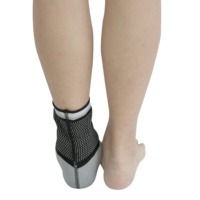 Attelle de cheville de sport en tricot 3D avec coussinet en gel, compression, protection de la cheville pour le fitness