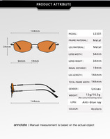 Gafas de Montura Metálica Tricolor, Gafas Ópticas Completas sin Montura, para Hombre y Mujer, para Oficina, Lectura, Duraderas, Más Vendidas
