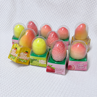 Vente en gros de glaces personnalisées OEM en forme de fruits, glaces à la mangue, à la pêche, au citron