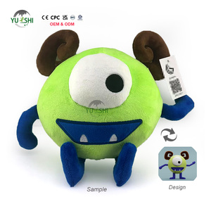 Jouets en peluche personnalisés OEM ODM avec logo, monstres multi-yeux en coton, poupées mascottes, animaux en peluche pour cadeau d'enfant - Product Image 5