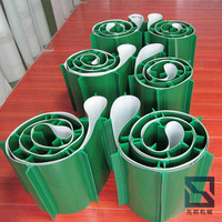 Bande transporteuse de qualité alimentaire solide et durable Cadre en acier inoxydable PP PVC PU Caoutchouc Convoyage Fruits Fruits secs Grain Viande congelée
