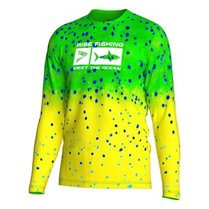 Camisa de Protección Solar Fluorescente para Hombre, de Secado Rápido, Transpirable, con Estampado Duradero, para Pesca en Alta Mar y Navegación - Product Image 1