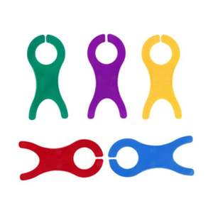 Outil en plastique tendance en forme de poisson de 2mm d'épaisseur pour accessoire de couture à tricoter au point de croix emballé dans un sac de grande taille - Product Image 5