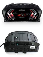 Système LINUX NaviFly, écran 12 pouces 1920*720p, compteur de vitesse numérique LCD pour tableau de bord de voiture, pour BMW E60 E61 E63 E64 2003-2009