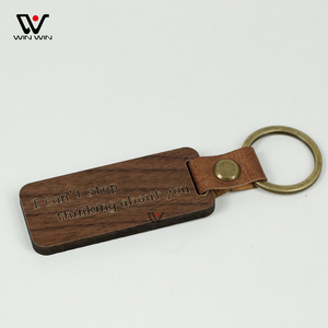 LLavero de Metal y madera con logotipo personalizado, llavero de cuero, artesanías, regalos para el Día <span class=keywords><strong>del</strong></span> Padre - Product Image 6