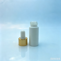 Flacon de parfum de luxe Aopai en verre 15ml 10ml, flacon compte-gouttes cosmétique droit et rond avec col en aluminium