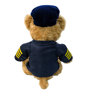Плюшевая игрушка-медведь в форме капитана, пилота, стюардессы авиакомпании, на заказ (OEM/ODM), креативный дизайн, оптовая продажа, подарок на день рождения - Product Image 3