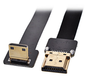 FPV en ángulo hacia abajo de 90 grados, Mini HDMI macho a HDMI macho, Cable plano FPC de 50cm para multicóptero, enchufe de reproducción de fotografía aérea - Product Image 4