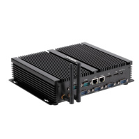 Nuevo PC Industrial sin Ventilador I5 4200U I7 4500U Doble LAN 6 COM RS232 para Automatización Industrial