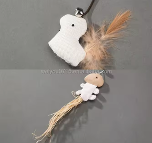 <span class=keywords><strong>7</strong></span> en 1 Drôle Bâton Chat Plume Jouet Vente Chaude Écologique Simulation Souris Collant Cataire Résistant Aux Morsures En Nylon Durable - Product Image 4