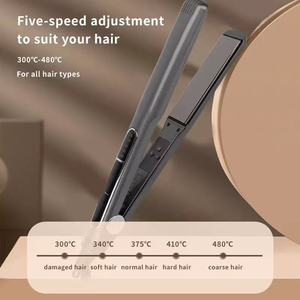 Lisseur à cheveux en nano-plastique de <span class=keywords><strong>bonne</strong></span> qualité, 450 degrés, usage professionnel en salon, fer à lisser haute température avec écran LED - Product Image 6