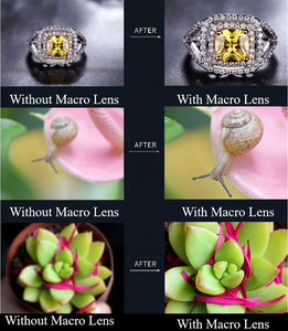 3 trong <span class=keywords><strong>1</strong></span> 15x Macro HD 16 mét góc rộng 198 độ cá ống kính cho điện thoại thông minh - Product Image 6