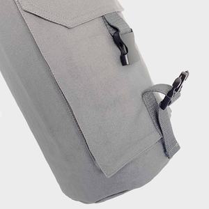 オーガニックコットンヨガマットバッグ高品質2つの収納ポケット調節可能なショルダーストラップジムバッグ旅行ヨガバッグカスタムロゴ - Product Image 4