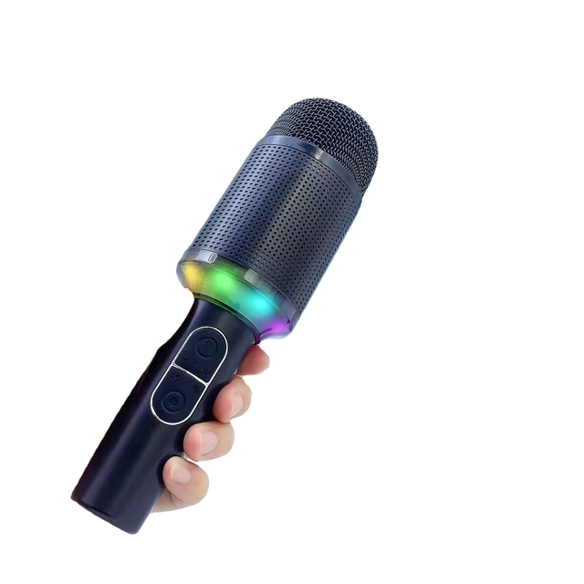 RGB Light Portable Outdoor Mic Noise Reduction Handheld BT Wireless 5W Karaoke Microphone Speaker Singing Party