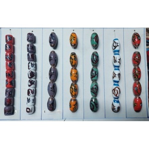 Nouveau design perles rondes en vrac dans des couleurs mélangées perles de verre en cristal fantaisie pour bijoux bracelet et perles de verre au chalumeau - Product Image 1