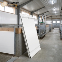 Panel de Pared de PVC de 18 Pulgadas de Ancho, Impermeable, para Lavaderos de Autos/Granjas de Cerdos, Fácil de Limpiar, Marca Small Boss, Exportación a Canadá