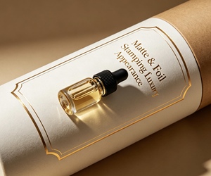 Custom Logo Printed Matte Paper Tube Cylinder Packaging for Aromatherapy <b>Oil</b> Beauty Gift <b>Set</b> - Product Image 1