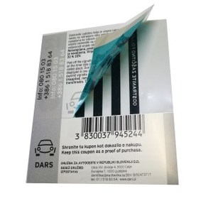 Adhesivo de seguridad para ventana de coche, pegatina de sello de impuesto para carretera y vidrio - Product Image 2