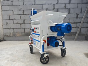 Derutu PLC Getriebemotor-Pumpen-Sprühgerät für verschiedene Mörtelanwendungen - Product Image 3
