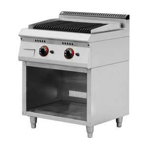 Offre Spéciale Équipement de Restaurant Pierre De Lave Grill Barbecue Portable Verticale QUALIFIÉE Griller Station Gaz Lave Rock Grill Avec Cabinet - Product Image 2