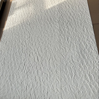 Panneaux de revêtement mural extérieur en poudre d'argile modifiée ignifuge et imperméable, revêtement de façade flexible pour hôtels et bureaux