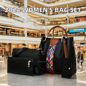 Damen große Kapazität PVC gefüttert Landschafts muster Handtasche Modische Single Shoulder Umhängetasche für Mama WB053 - Product Image 2