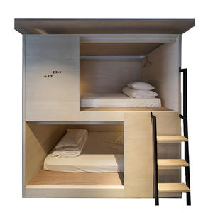 Fabricantes de muebles Venta caliente Modular insonorizado cama de cápsula para dormir estilo japonés para aeropuerto hoteles hostales dormitorios - Product Image 5