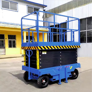 Plataforma elevadora de tijera eléctrica tipo tracción, plataforma elevadora autopropulsada barata, elevación autopropulsada de alta calidad - Product Image 3