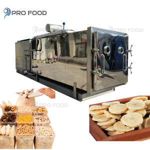 เครื่องอบแห้งแบบสุญญากาศสำหรับแช่แข็งอาหารและผักผลไม้เครื่องอบแห้งขนาดใหญ่500กก.-1200กก. สำหรับขายอาหารสัตว์เลี้ยง - Product Image 6