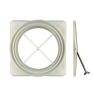 Válvula de retención para tubo de escape de campana extractora, 1 prevención de humo universal, alta compatibilidad, tipo perforado, plástico - Product Image 1
