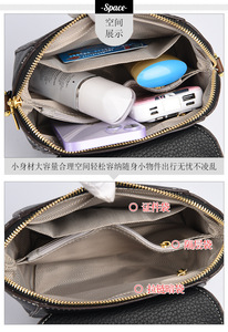 Bolsos de Mano de Cuero Casuales de Moda al por Mayor para Mujer, Bolsos Cruzados de Cuero PU de Diseñador de Alta Calidad para Mujer - Product Image 6