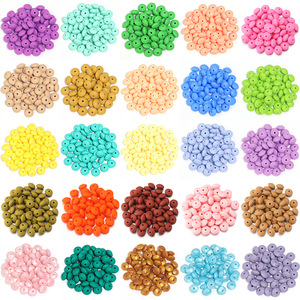 Venta caliente Ábaco plano multicolor y cuentas de lentejas DIY BPA libre ecológico no tóxico 12mm silicona de grado alimenticio certificado CE - Product Image 1