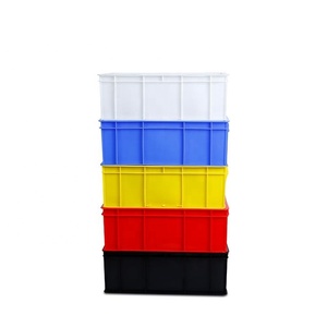 EU nestable stackable plastic container turnover boxes plastic milk crate