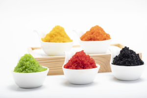 ไข่ปลาโทบิโกะแช่แข็งปรุงรสคุณภาพสูง ได้รับการรับรองมาตรฐาน HACCP/HALAL พร้อมรับประทาน -18 กล่องและบรรจุภัณฑ์แบบถุง - Product Image 3