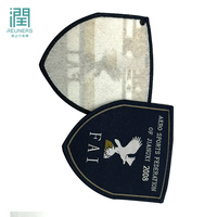 Parche de tela de lona bordado en 3D personalizado por el fabricante, diseño complicado, corazón, alfabeto, en forma de flor, para coser