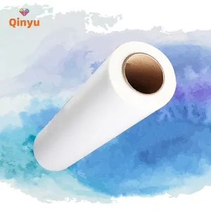 QINYU dtf fim 60cm rouleau livraison gratuite direct sur film rouleau de film dtf imprimable à rouler impression par transfert pour animaux de compagnie et feuilles pour la zone américaine