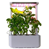Smart Indoor Tabletop LED Hydroponic Grow Garden Stackable Planter Jardin Nordic Flower Pot Planters Aeropot Smart Planter