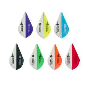 Linkboy Archery High Quality Resilience Customizable Logo Arrow Fletching 2" Plastic Arrow Vanes