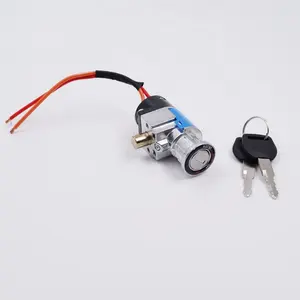 Haitan DC-05 Power lock pour chatterie voiture, grosse tête mille grue serrure batterie au lithium serrure