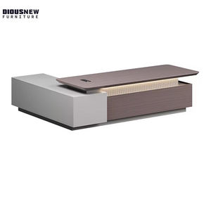 Bureaux d'ordinateur en bois MDF modernes et simples Table de bureau avec tiroir de rangement pour l'employeur patron COE - Product Image 6