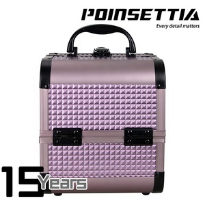 <span class=keywords><strong>Estuche</strong></span> <span class=keywords><strong>de</strong></span> viaje <span class=keywords><strong>para</strong></span> maquillaje profesional, organizador portátil <span class=keywords><strong>para</strong></span> <span class=keywords><strong>uñas</strong></span>, Teah, joyería, viaje - Product Image 2
