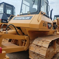 Bulldozer CAT D7G d'occasion fiable pour la construction routière, commande hydraulique, chargeuse compacte sur chenilles pour niveleuse