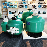 Système de filtration automatique portable pour piscine avec filtre à sable en fibre de verre et pompe pour hôtels, complexes hôteliers et piscines commerciales