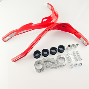 Protectores de Manos para Motocicleta Qiangye, Rojos, Universales, para Todoterreno, Resistentes al Viento, Tamaño Grande - Product Image 3